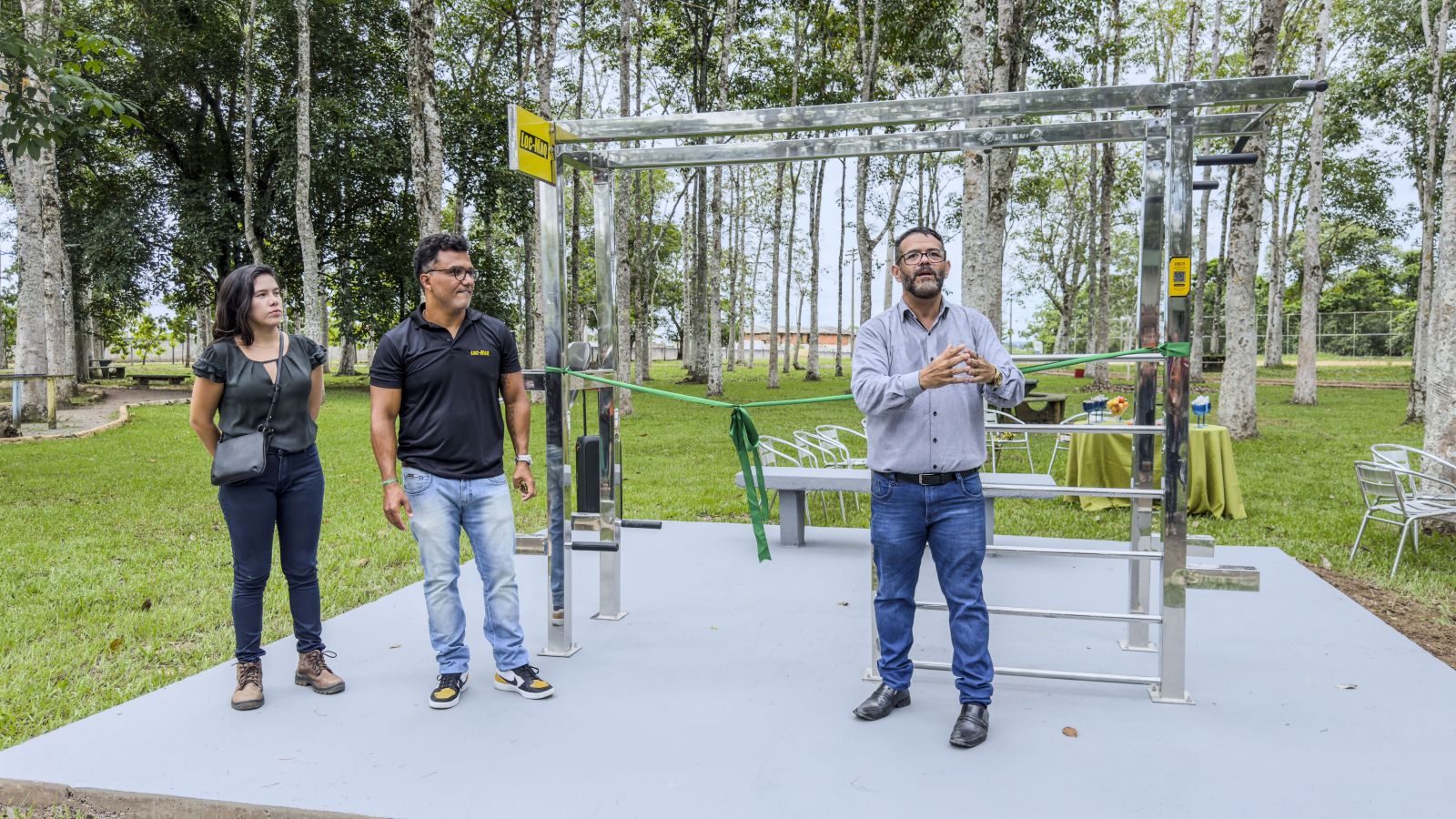 Estação de treinamento é entregue à população no Parque Circuito