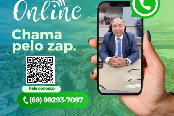 WhatsApp: ‘Gabinete Online’ de Edwilson Negreiros recebe demandas da sociedade através do aplicativo