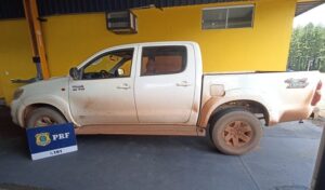 Em Vilhena, PRF recupera veículo com registro de roubo/furto