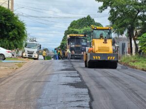 Ruas do bairro Embratel são as primeiras a receberem recapeamento em 2024