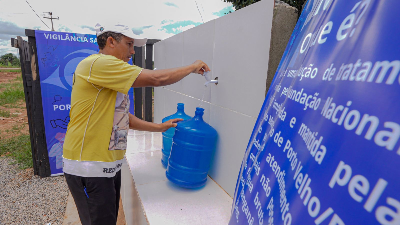 Prefeitura inaugura sistema de água potável na Vila da Penha, distrito de Abunã