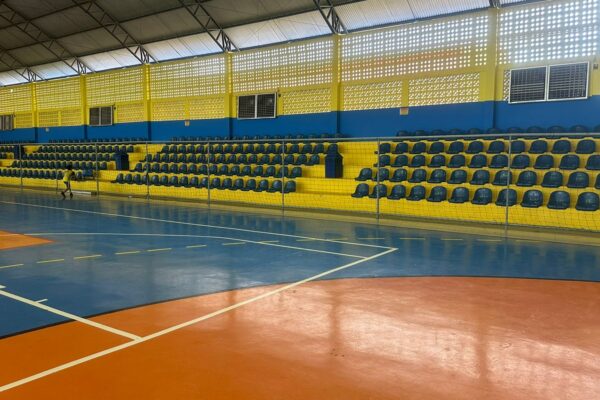 Ginásio Eduardo Lima e Silva recebe obras de reforma e modernização