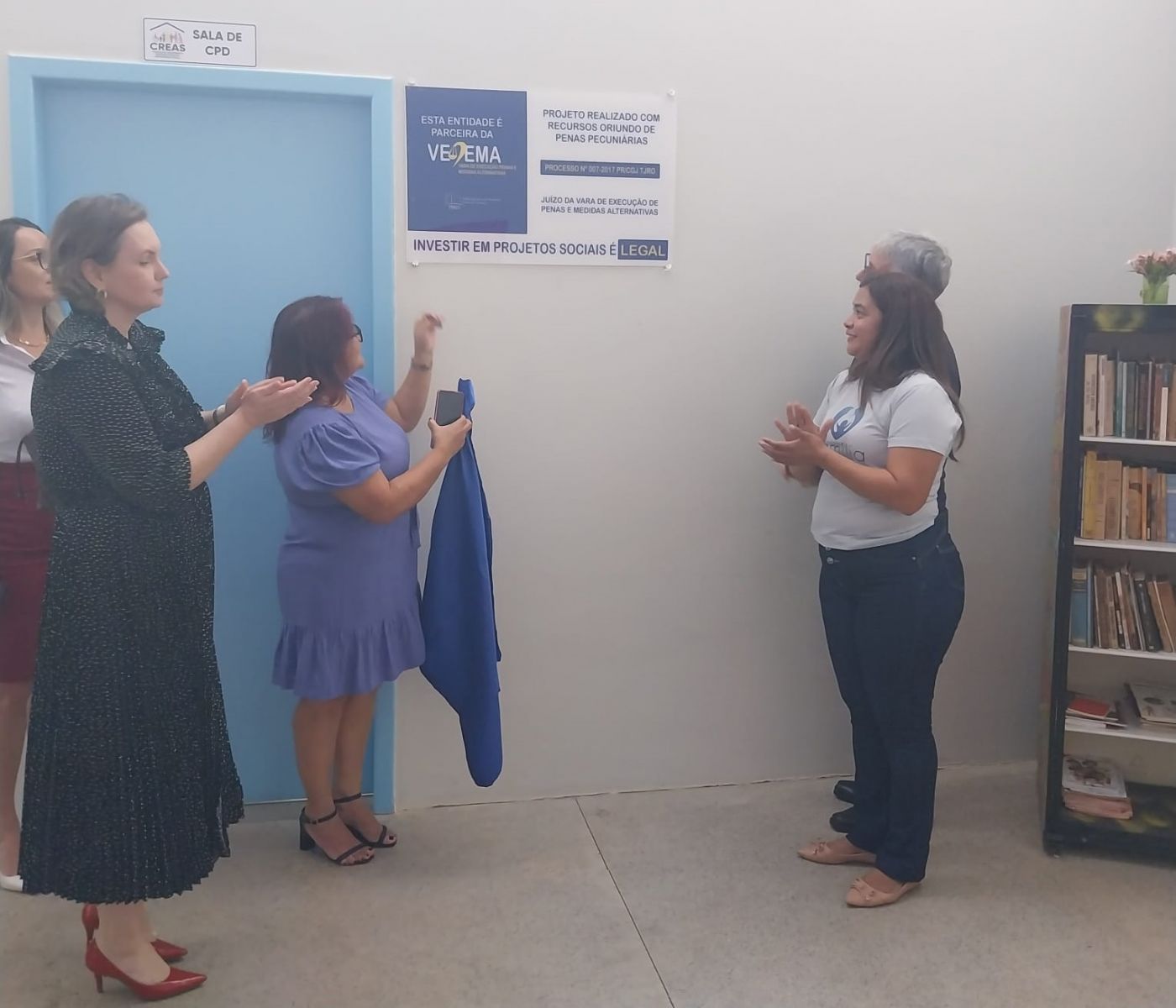 Creas de Porto Velho inaugura sala de informática