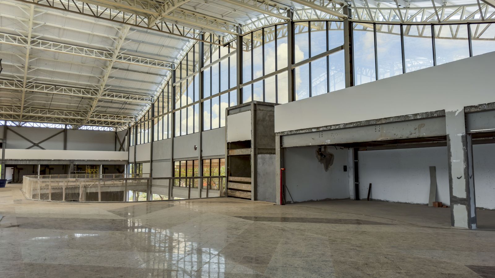 Em oito meses de obras, novo terminal já está com 60% dos trabalhos concluídos