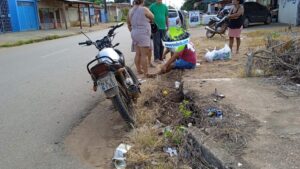 Celta avança preferencial e causa grave acidente com motociclista no Socialista