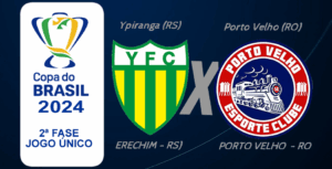 Porto Velho Esporte Clube enfrenta Ypiranga-RS em busca da vaga inédita na Copa do Brasil