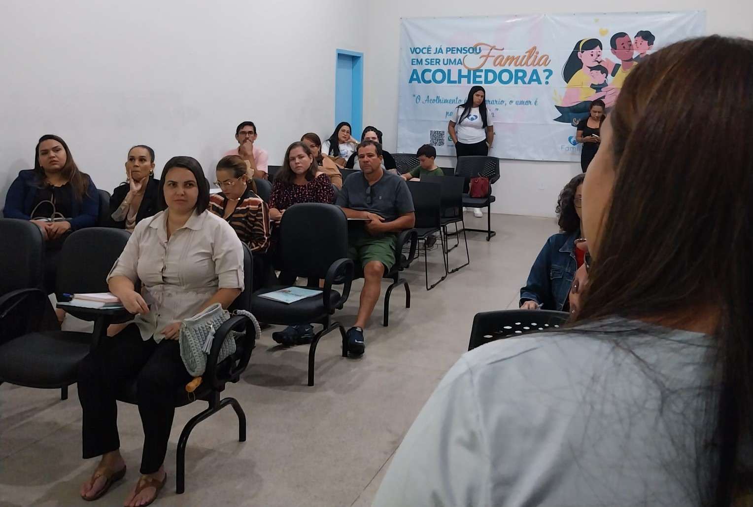 Inscritos participam de capacitação do serviço Família Acolhedora