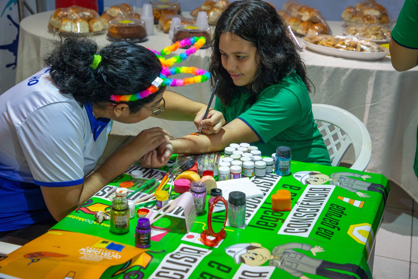 Prefeitura realiza ação educativa de trânsito para alunos da Escola Santa Marcelina