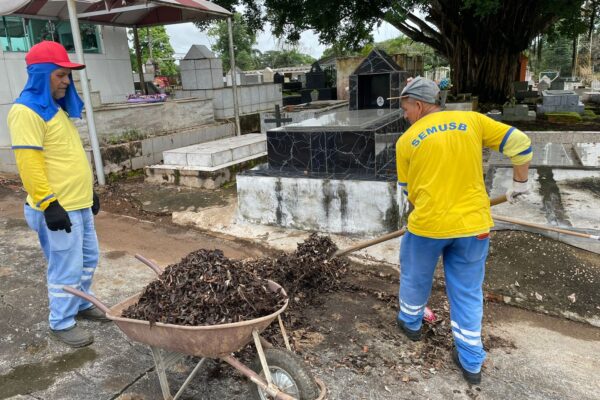 Prefeitura segue realizando limpeza mensal no Cemitério Santo Antônio