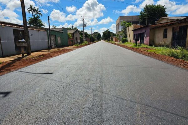 Ruas do bairro Mariana têm pavimentação concluída