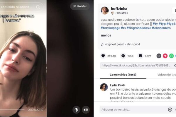 Tik Toker de Rondônia mobiliza jovens Pró-Rio Grande do Sul
