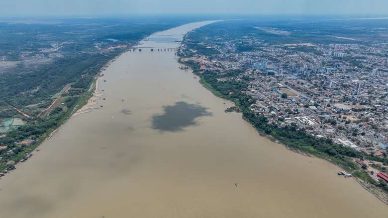 Nível do rio Madeira chega a 9,12 metros e a tendência é diminuir ainda mais, informa a Defesa Civil Municipal