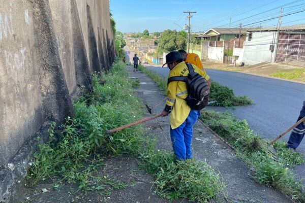 Mutirão de limpeza em Porto Velho atende bairros inteiros, pontos turísticos e espaços públicos