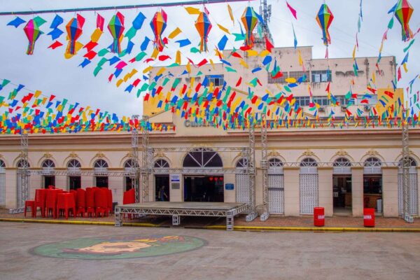 Mercado Cultural é ornamentado para o Arraial Municipal de Porto Velho