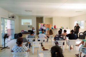 Esta é a primeira etapa da capacitação com dez oficinas e diferentes temas voltados ao empreendedorismo feminino
