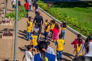 Museu da Estrada de Ferro recebe estudantes do ensino fundamental de Porto Velho