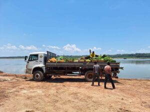 Semagric realiza transporte da produção da agricultura familiar