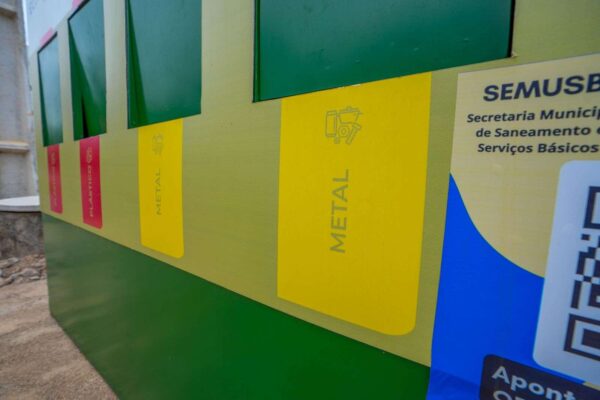 Prefeitura de Porto Velho instala Ecoponto no Parque dos Tanques para orientar o descarte correto dos resíduos sólidos