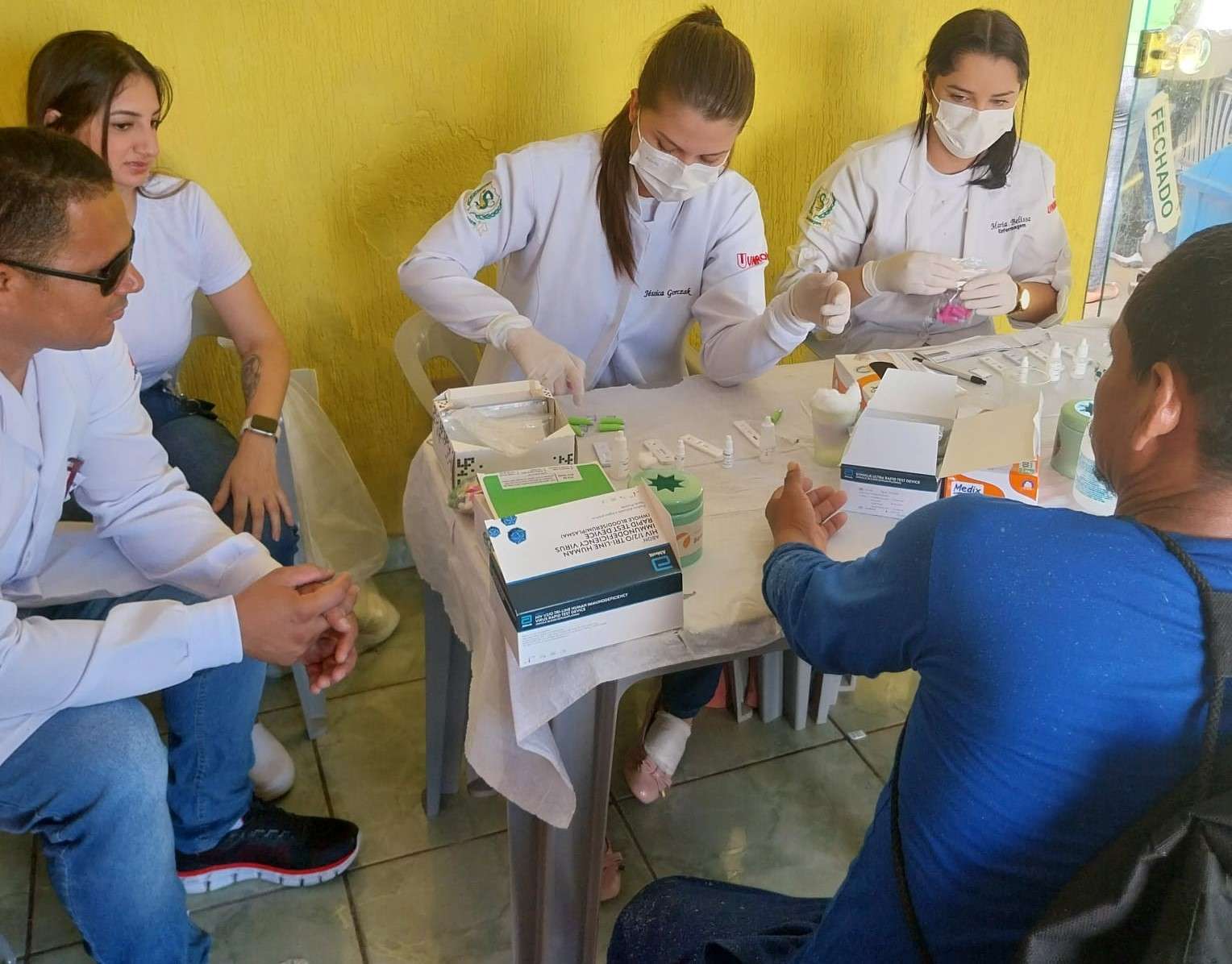 Centro Pop recebeu serviços da Agevisa e da Semusa nesta terça- feira (25)