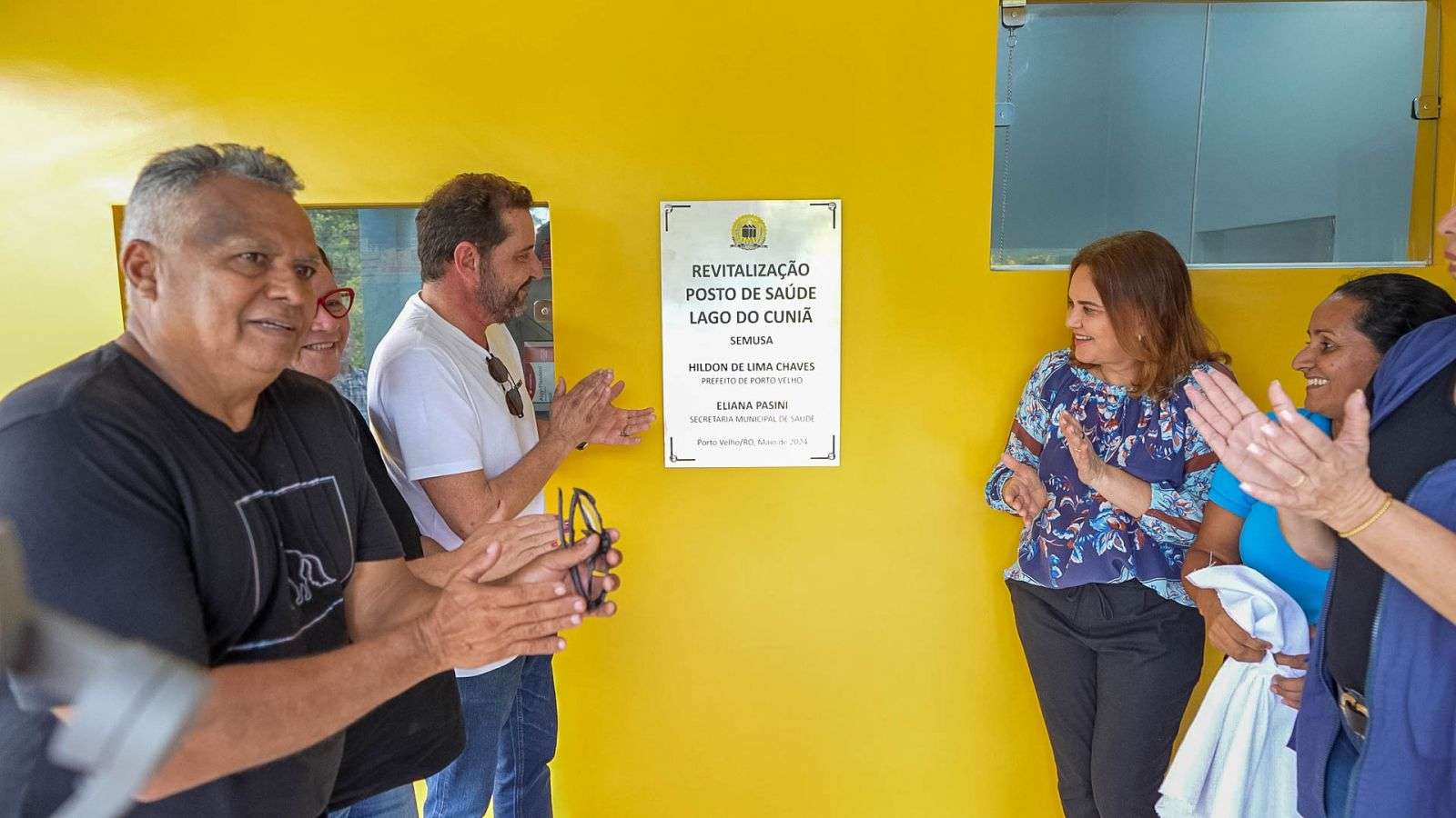 Prefeitura de Porto Velho entrega Posto de Saúde do Lago do Cuniã revitalizado