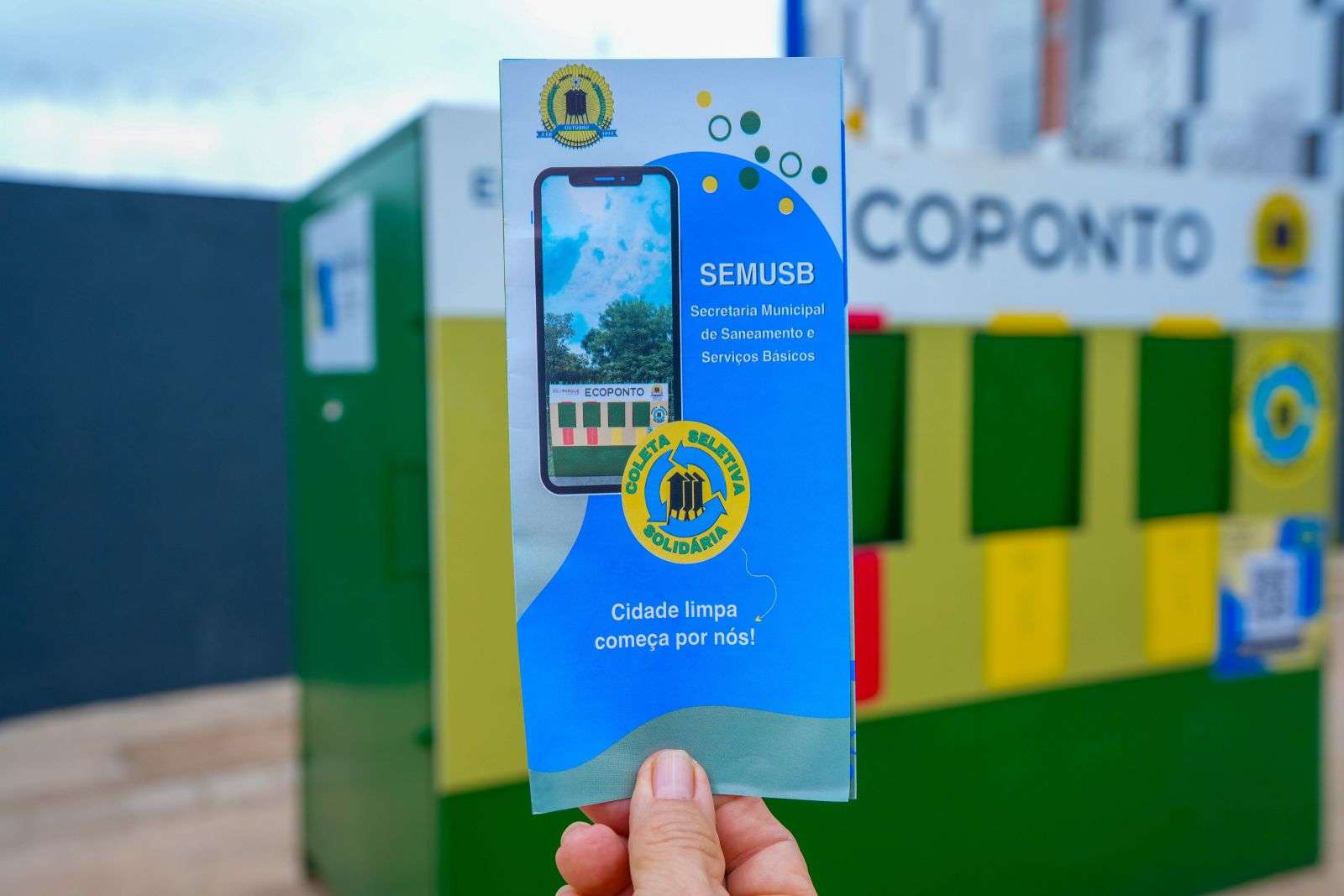 Prefeitura de Porto Velho segue com orientação do descarte correto do lixo com Ecopontos