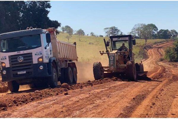 Manutenção na Linha 47/5 em Alta Floresta é iniciada após indicação do deputado Jean Oliveira