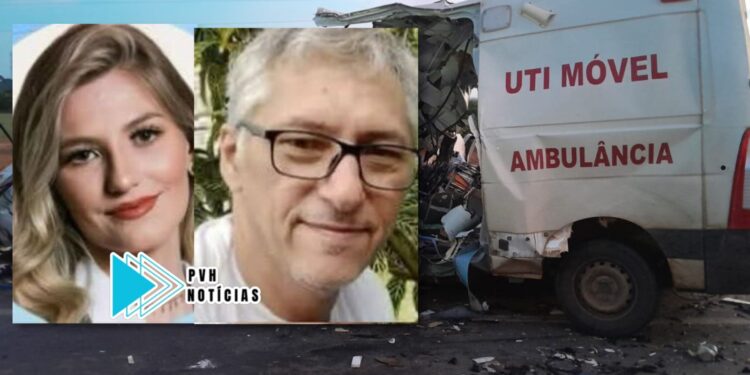 Identificadas todas as quatro vítimas fatais do grave acidente entre ambulância e carreta na BR-364