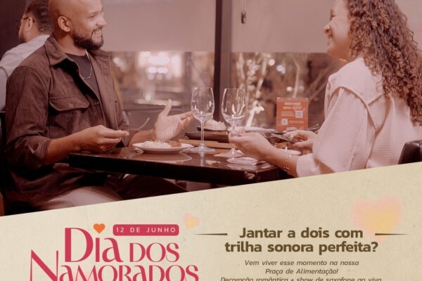 Noite romântica com música ao vivo espera casais no Porto Velho Shopping