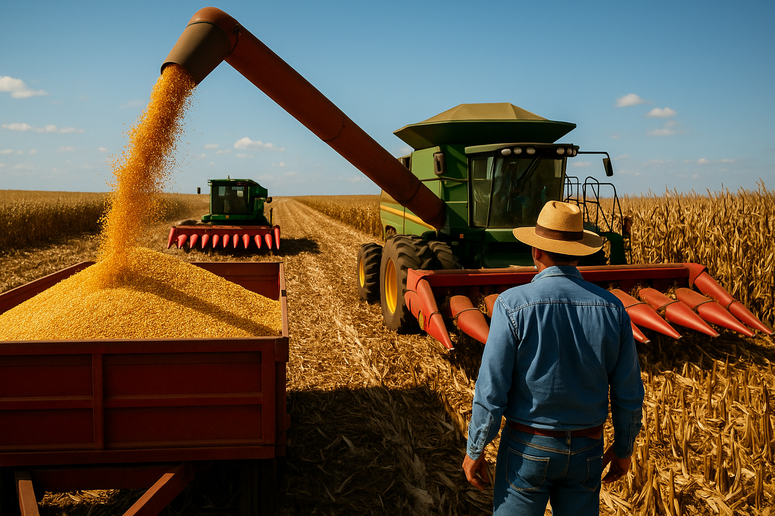 Mato Grosso inicia colheita do milho com safra recorde e reforça liderança no agronegócio nacional