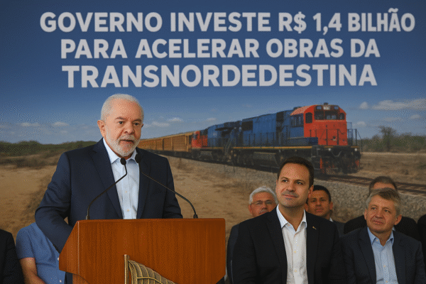 Governo investe R$ 1,4 bilhão para acelerar obras da Transnordestina até 2025
