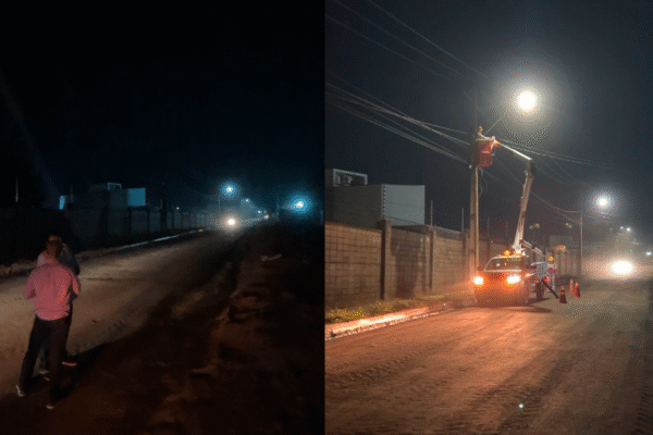 Rua Daniela recebe obras e iluminação após solicitação do vereador Nilton Souza
