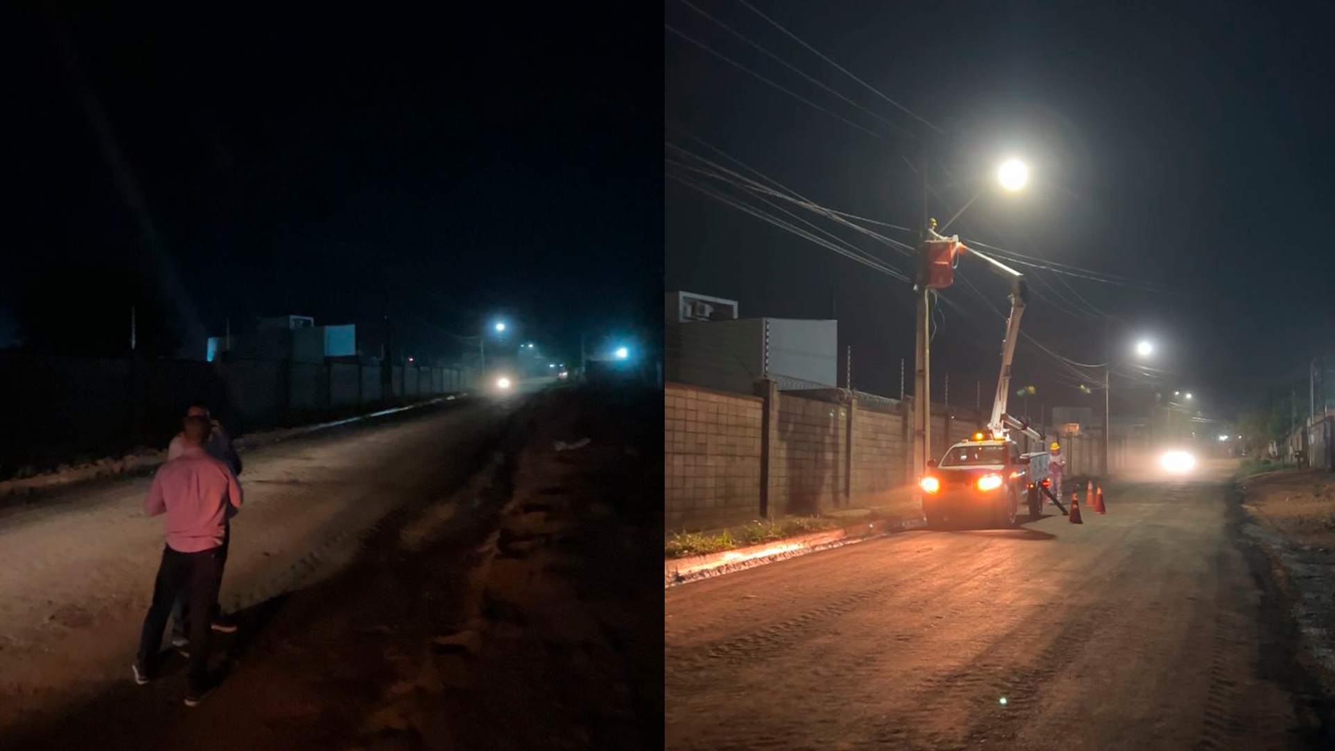 Rua Daniela recebe obras e iluminação após solicitação do vereador Nilton Souza