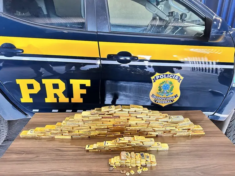 Empresário de Porto Velho é preso em Roraima com 103 kg de ouro — maior apreensão da história da PRF