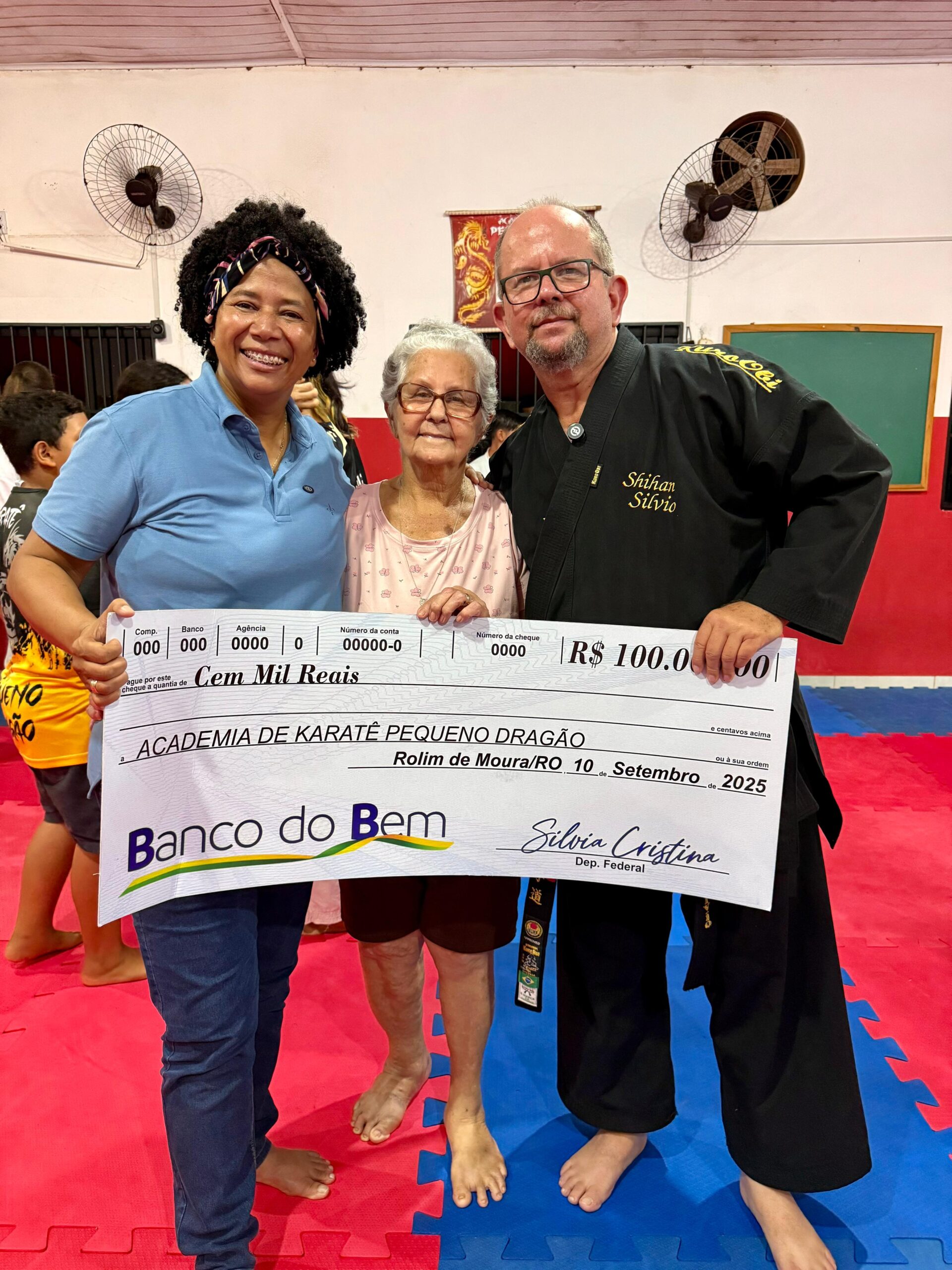 Academia de Karatê Pequeno Dragão, em Rolim de Moura, recebe R$ 100 mil da deputada Silvia Cristina