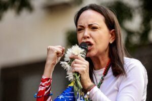 Nobel cancela eventos com María Corina; Presença da opositora é incerta
