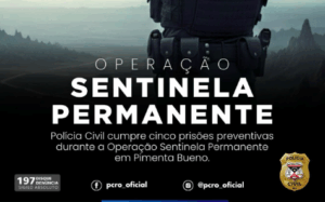 www.deixaeutefalar.com.br PC cumpre 05 prisões preventivas em Operação Sentinela Parmanente