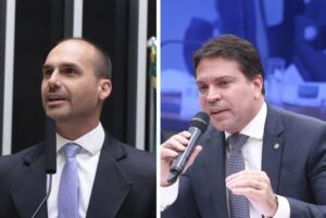 Câmara declara cassação dos mandatos de Alexandre Ramagem e Eduardo Bolsonaro