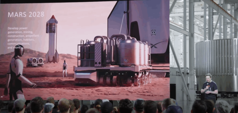 SpaceX detalha plano para enviar robôs a Marte e iniciar construção de base permanente