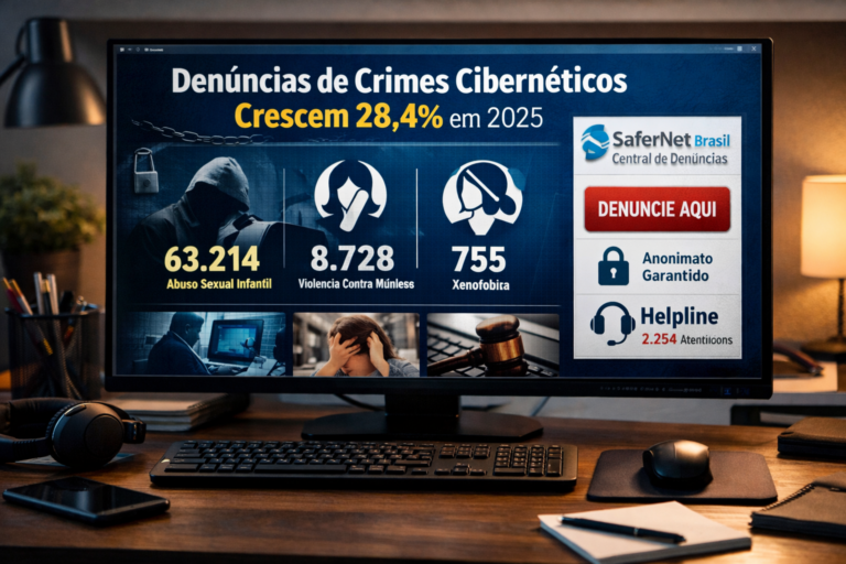 Denúncias de crimes cibernéticos crescem quase 30% no Brasil em um ano