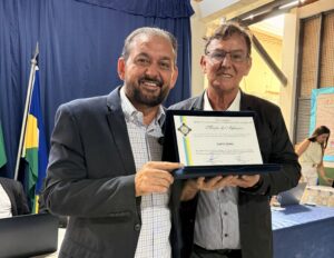 Laerte Gomes recebe homenagem em Rondominas e destaca investimentos em Ouro Preto do Oeste