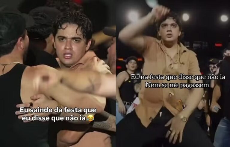 Embriaguez de Natanzinho em show no Ceará vira meme, e ele entra na brincadeira