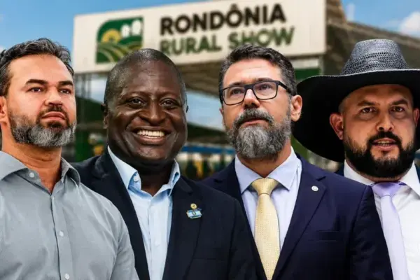 Bruno Bolsonaro Scheid recebe deputados do PL na Rondônia Rural Show