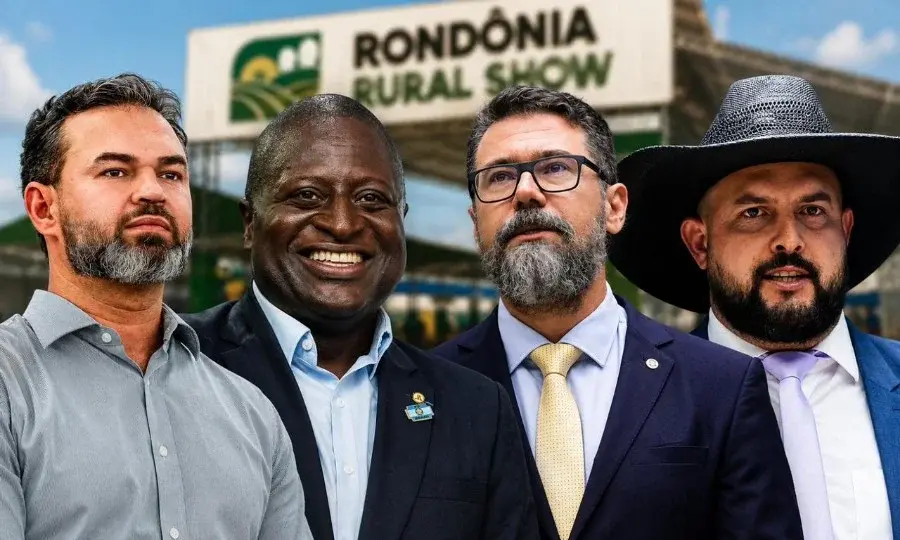 Bruno Bolsonaro Scheid recebe deputados do PL na Rondônia Rural Show