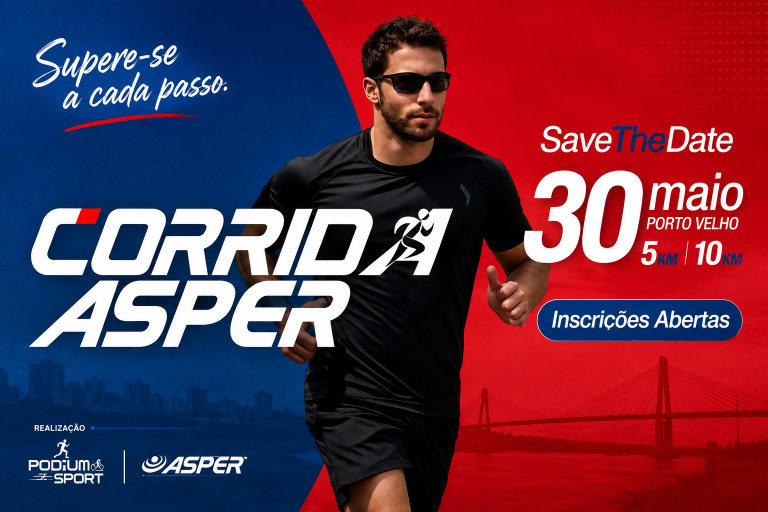 Corrida ASPER será realizada no dia 30 de maio em Porto Velho