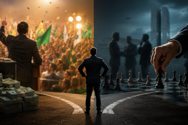 Pleito de 2026 deve expor diferença entre dinheiro e experiência política