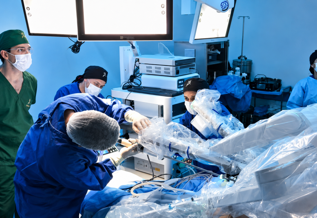 Rondônia registra cirurgia abdominal robótica inédita no país com uso do robô Toumai
