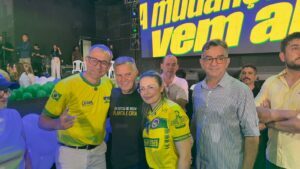Pré-candidata a deputada federal, Sofia Andrade prestigia lançamento de Marcos Rogério e Delegado Camargo