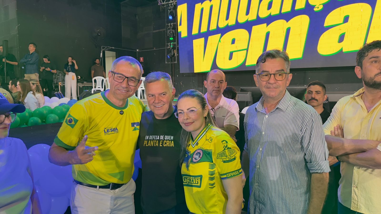 www.deixaeutefalar.com.br Pré-candidata a deputada federal, Sofia Andrade prestigia lançamento de Marcos Rogério e Delegado Camargo