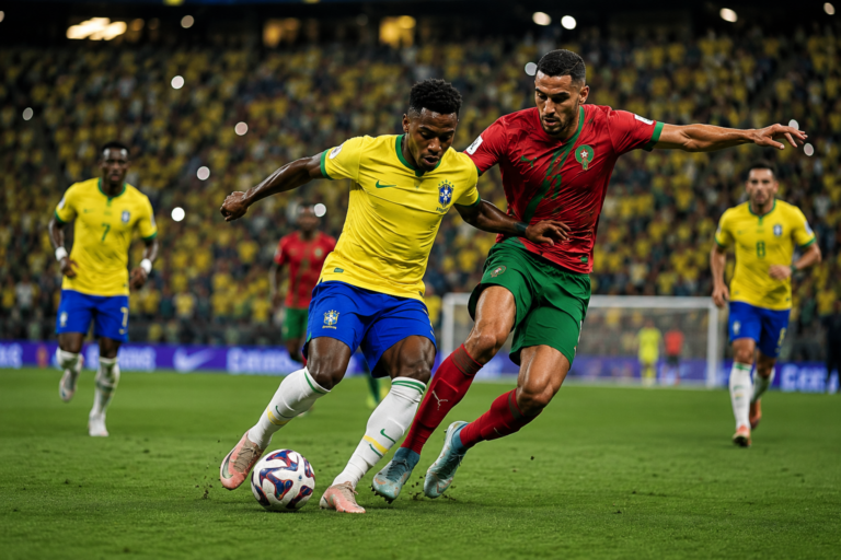 Brasil empata com Marrocos e reencontra rival que mudou a história do futebol africano