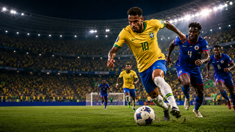 Brasil tenta deslanchar contra o Haiti e buscar a primeira vitória no Mundial